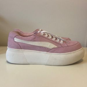 Madden Girl Pink Ollie platform sneakers